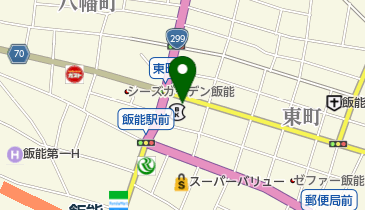 深沢洋品店の地図画像