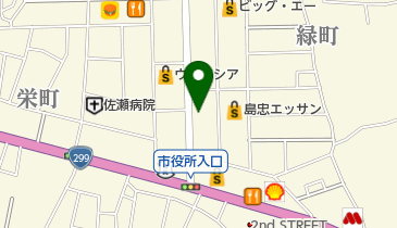 お食事双葉の地図画像