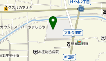 本庄市 本庄市民文化会館の地図画像