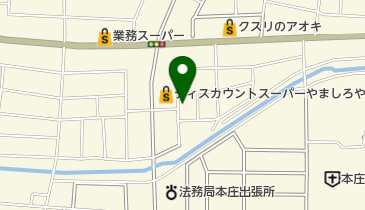 久けや木店の地図画像