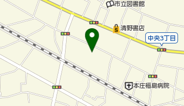 カトリック本庄教会の地図画像