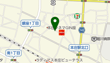 ますかわクリーニングの地図画像