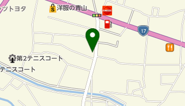 山本クリーニング店の地図画像