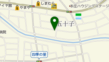 メナード化粧品新本庄販社の地図画像