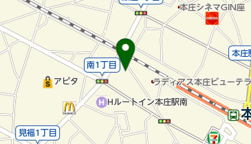 八百礼青果物店の地図画像