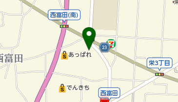 実タイヤの地図画像