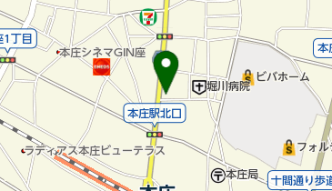 オズ美容室の地図画像