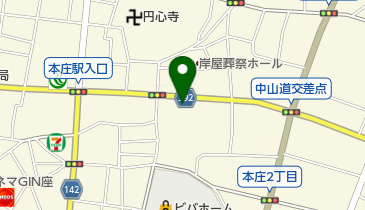 ヘアサロン髪夢の地図画像