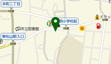 東松山青果市場の地図画像