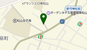 松山カルチャースクールの地図画像