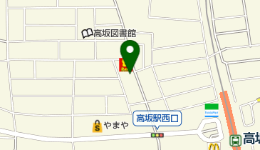 吉野牛乳店高坂ミルクセンターの地図画像