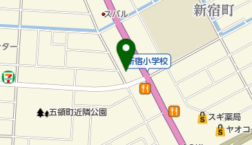 クリーニングスリーAの地図画像