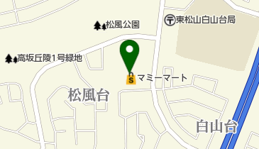 クリーニング共栄松風台店の地図画像