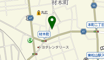 野原果実店の地図画像