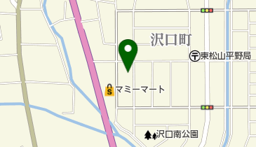 大沢接骨院の地図画像