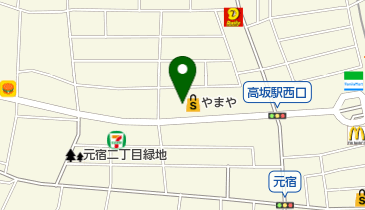 ビリヤードDANの地図画像