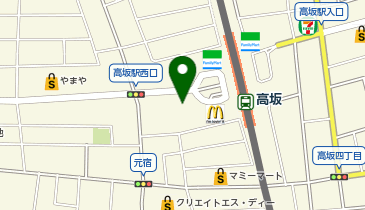 JUA美容室の地図画像