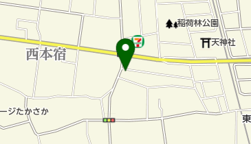 美容室パレットの地図画像