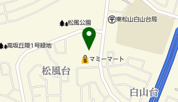 美容室パレ・デュ・ソレイユの地図画像