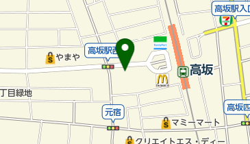 高坂加島薬局の地図画像