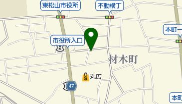 セキグチ洋品店」(東松山市-その他洋服/洋品-〒355-0016)の地図