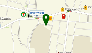 東松山市役所 放課後児童クラブきらめきクラブしんめいの地図画像