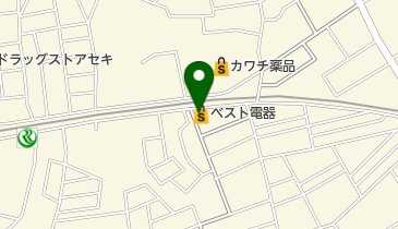 ベスト電器庄和店の地図画像