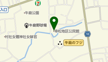 春日部市 幸松地区公民館の地図画像