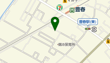 春日部市 豊春地区公民館の地図画像