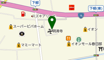 明清寺の地図画像