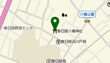 春日部八幡神社の地図画像