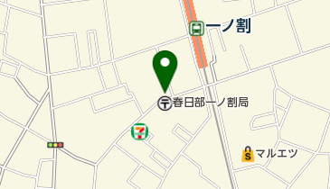 一ノ割鍼灸接骨院の地図画像