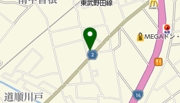 有限会社春日部ゴムの地図画像