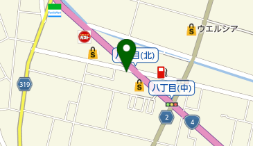 日本亭春日部小渕店の地図画像