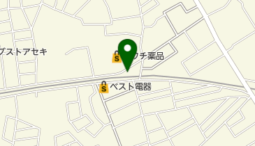 いろは理容室の地図画像