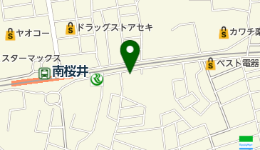 カットハウスおかの地図画像