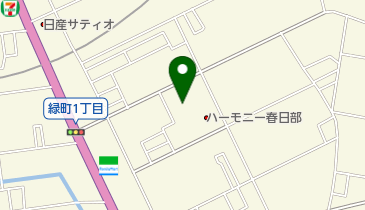 木島理容室の地図画像