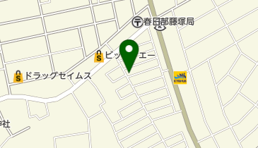 ユタカ理容室の地図画像