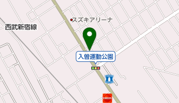 モトショップウッディーの地図画像