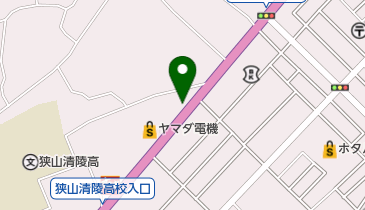 河原実業株式会社狭山営業所の地図画像