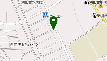 でんきのワンズ狭山台店の地図画像