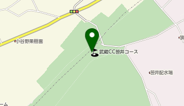 武蔵カントリー倶楽部笹井コースの地図画像