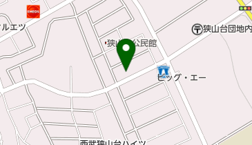 カキヌマ狭山台店の地図画像