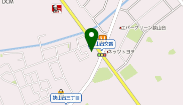 トヨタカローラ新埼玉株式会社狭山台店の地図画像
