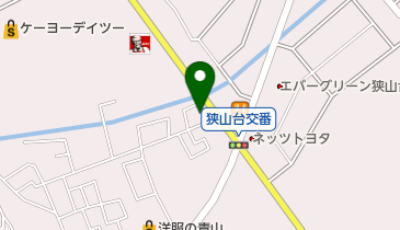 狭山台整骨院の地図画像