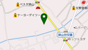 狭山台胃腸科外科の地図画像