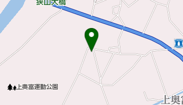 狭山市役所 上奥富運動公園の地図画像