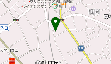 狭山市役所 富士見集会所の地図画像