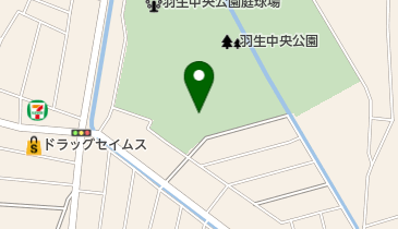 羽生市役所 体育館の地図画像