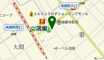 こうゆうかん 鴻巣校の地図画像